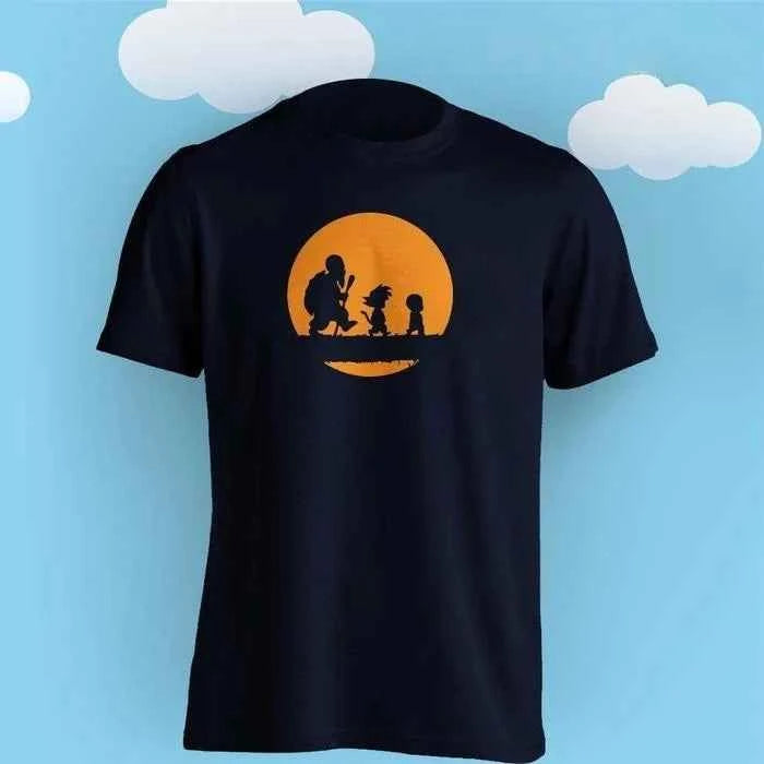 Dragon Ball Summer Print Oversized Tee