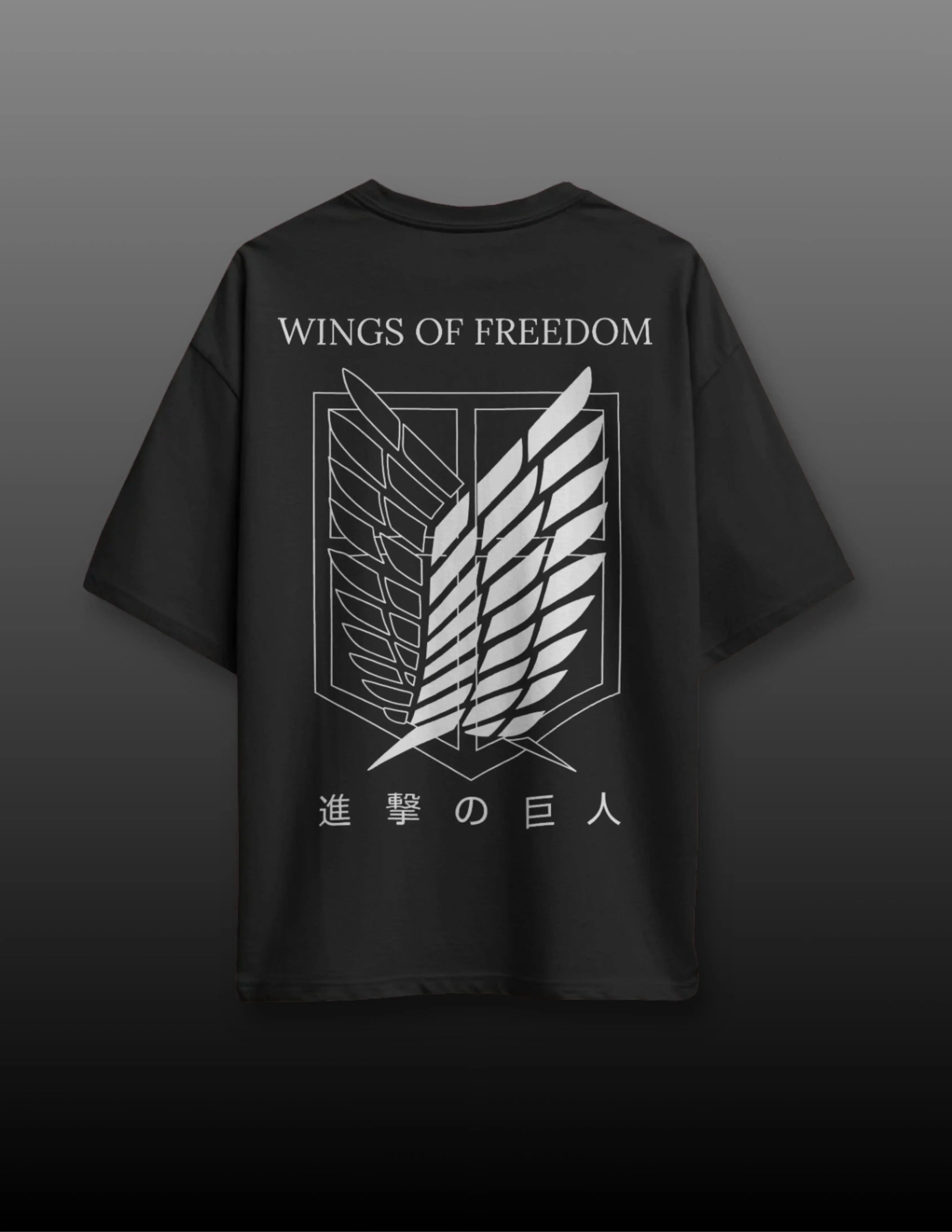 Attack on Titan Oversized Summer Tee – Y2K Streetwear Graphic
