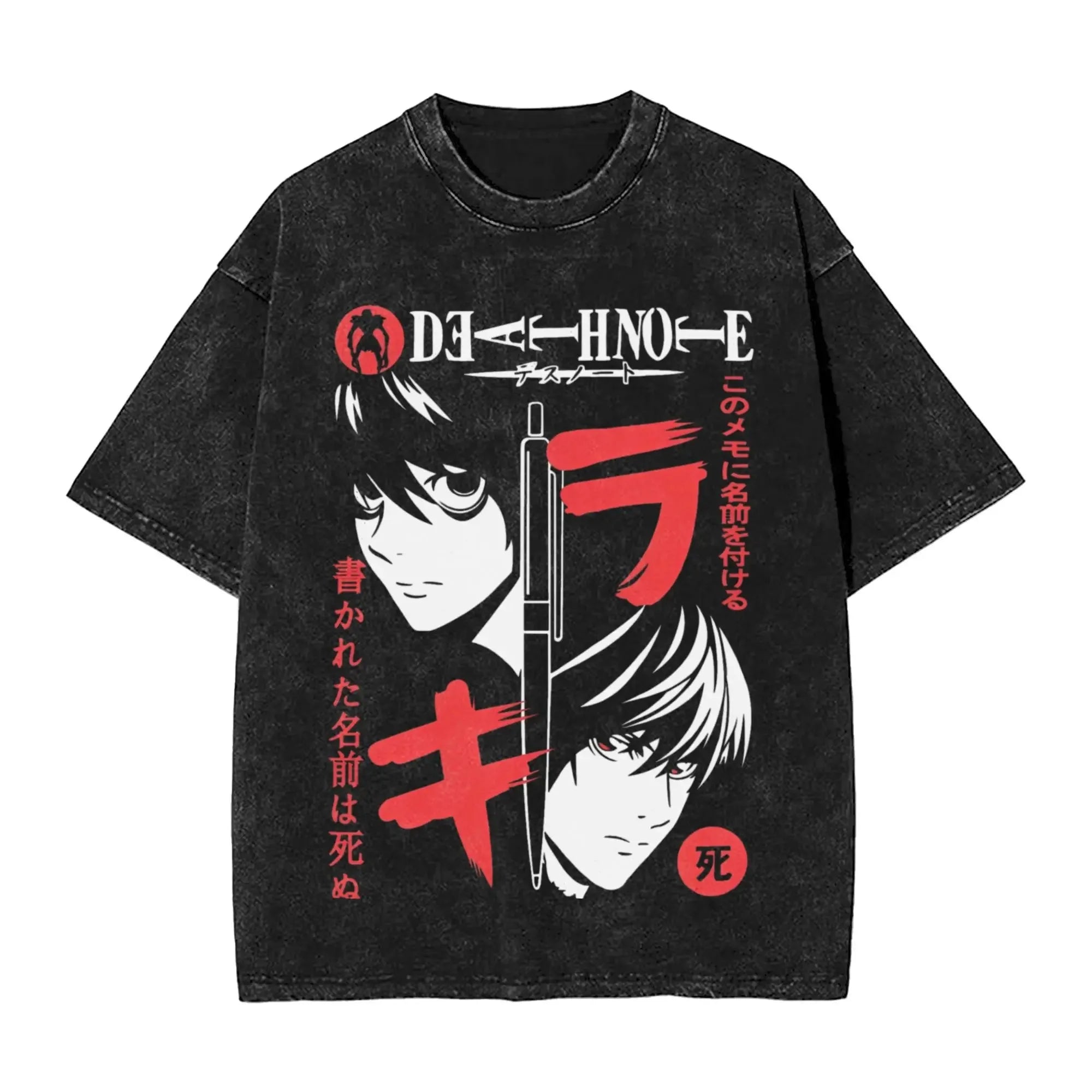 Death Note — L Lawliet Washed Oversized Tee