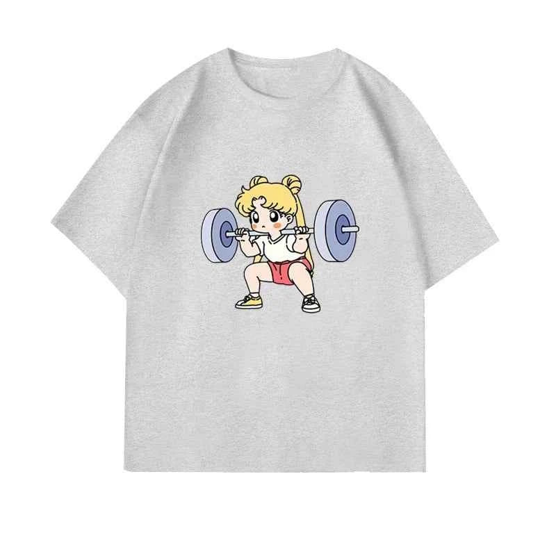 Sailor Moon Gym Rat Graphic Tee