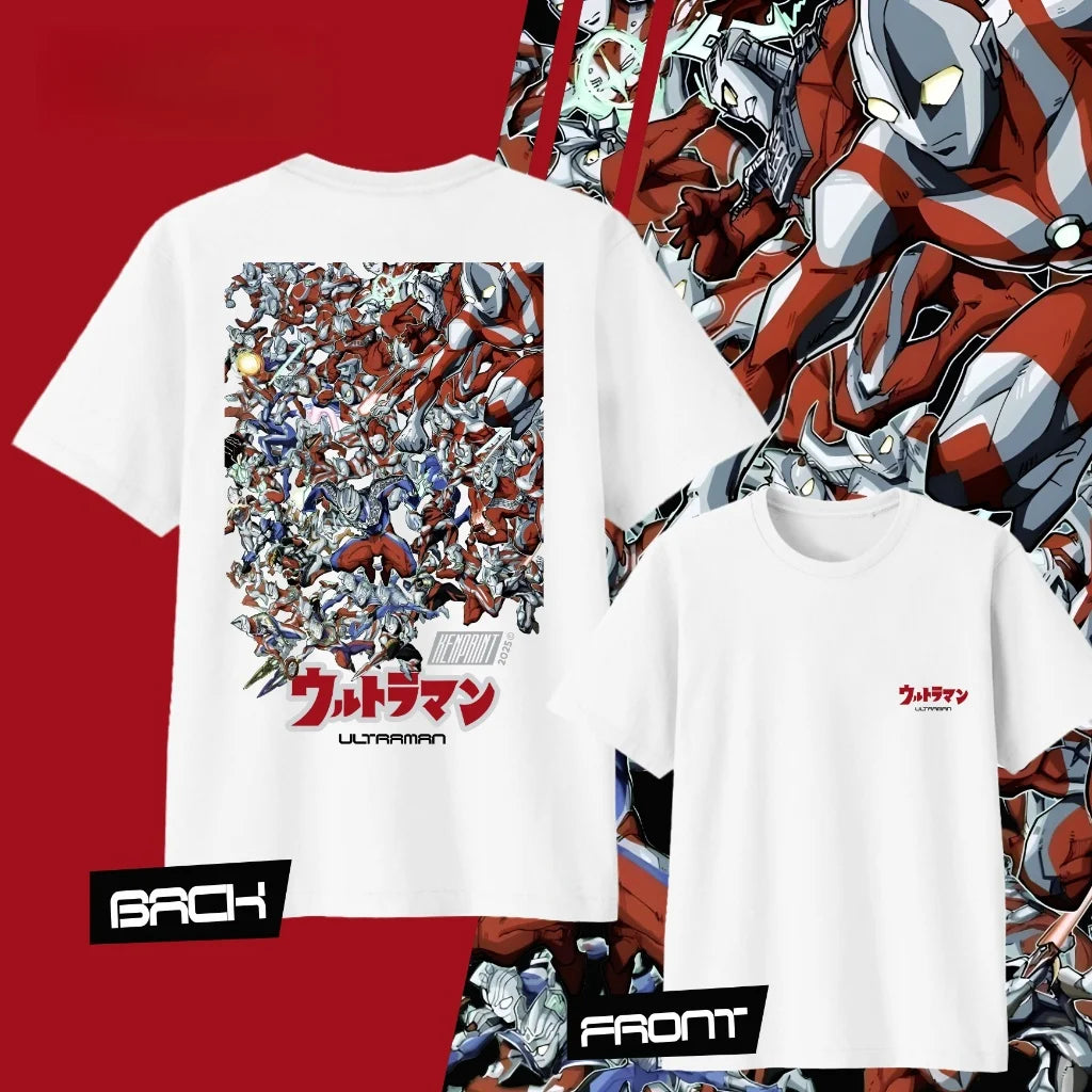 Ultraman Y2K Harajuku Oversized Tee - Neon Districts