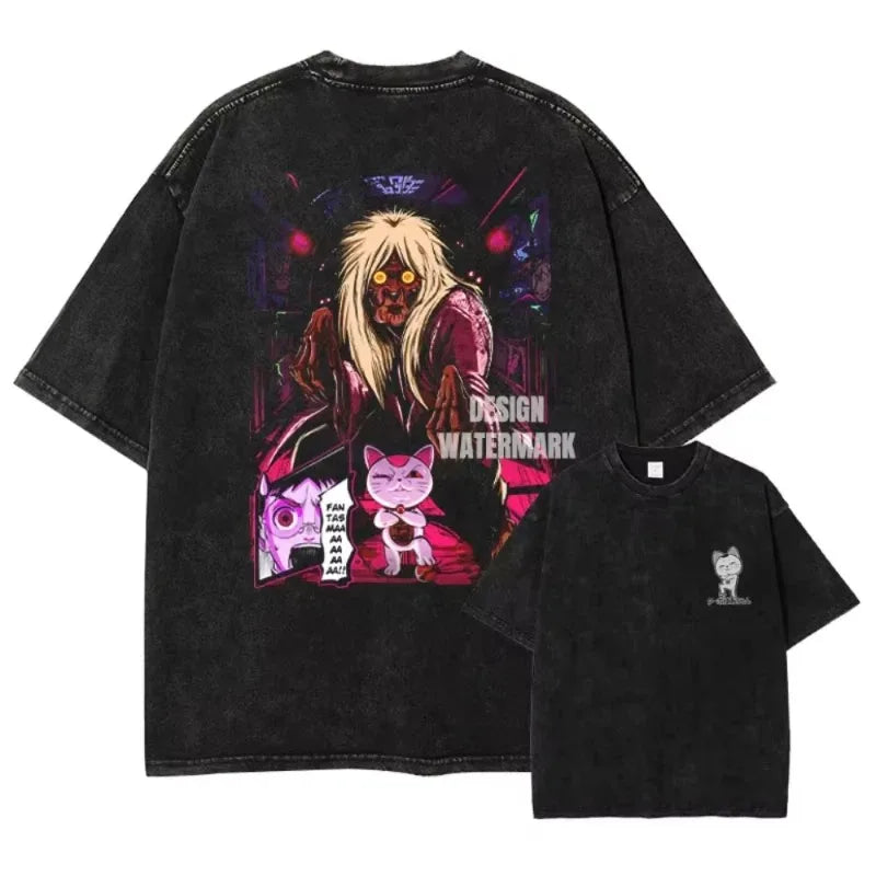 Dandadan Graphic Washed Vintage Tee