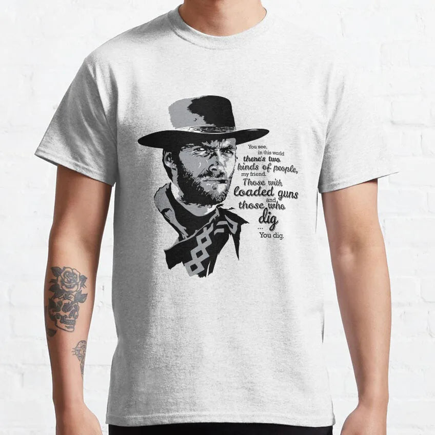 Spaghetti Western movie T shirts - Color Eastwood