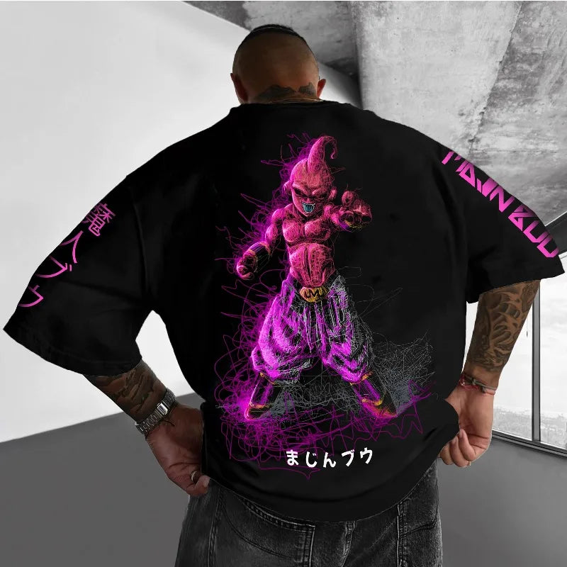 Dragon Ball Majin Buu Oversized Tee - Neon Districts