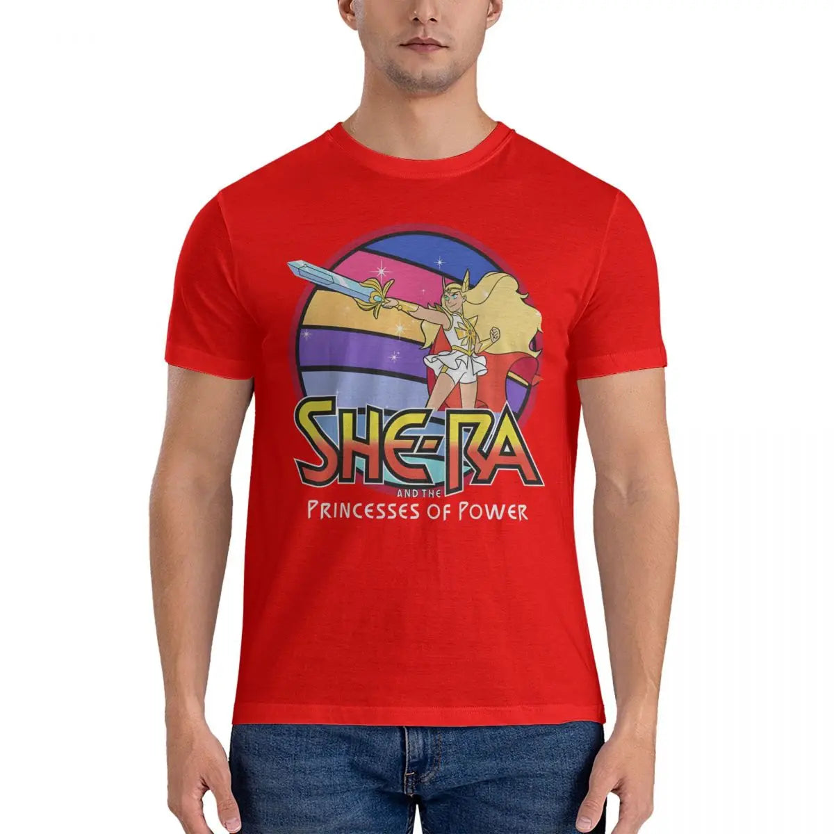She-Ra Princess of Power — Oversized Graphic Fan Tee - Neon Districts