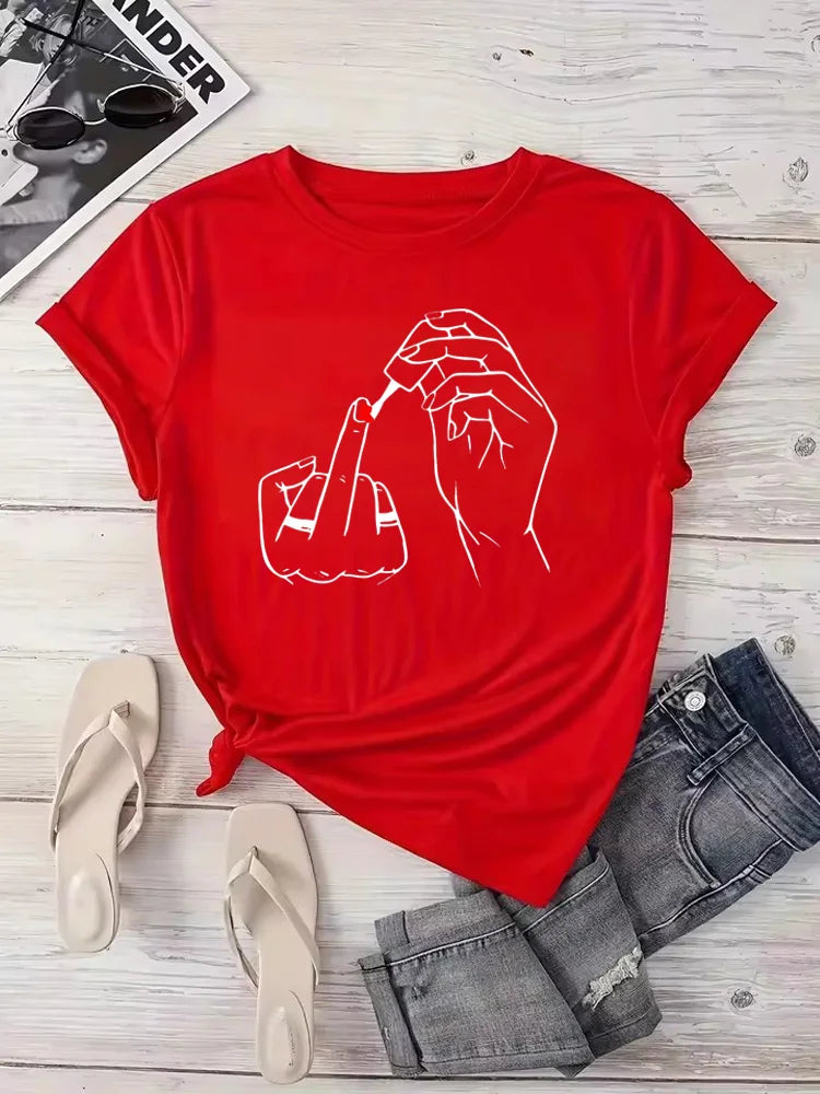 Nail Polish & Attitude Tee - Neon Districts