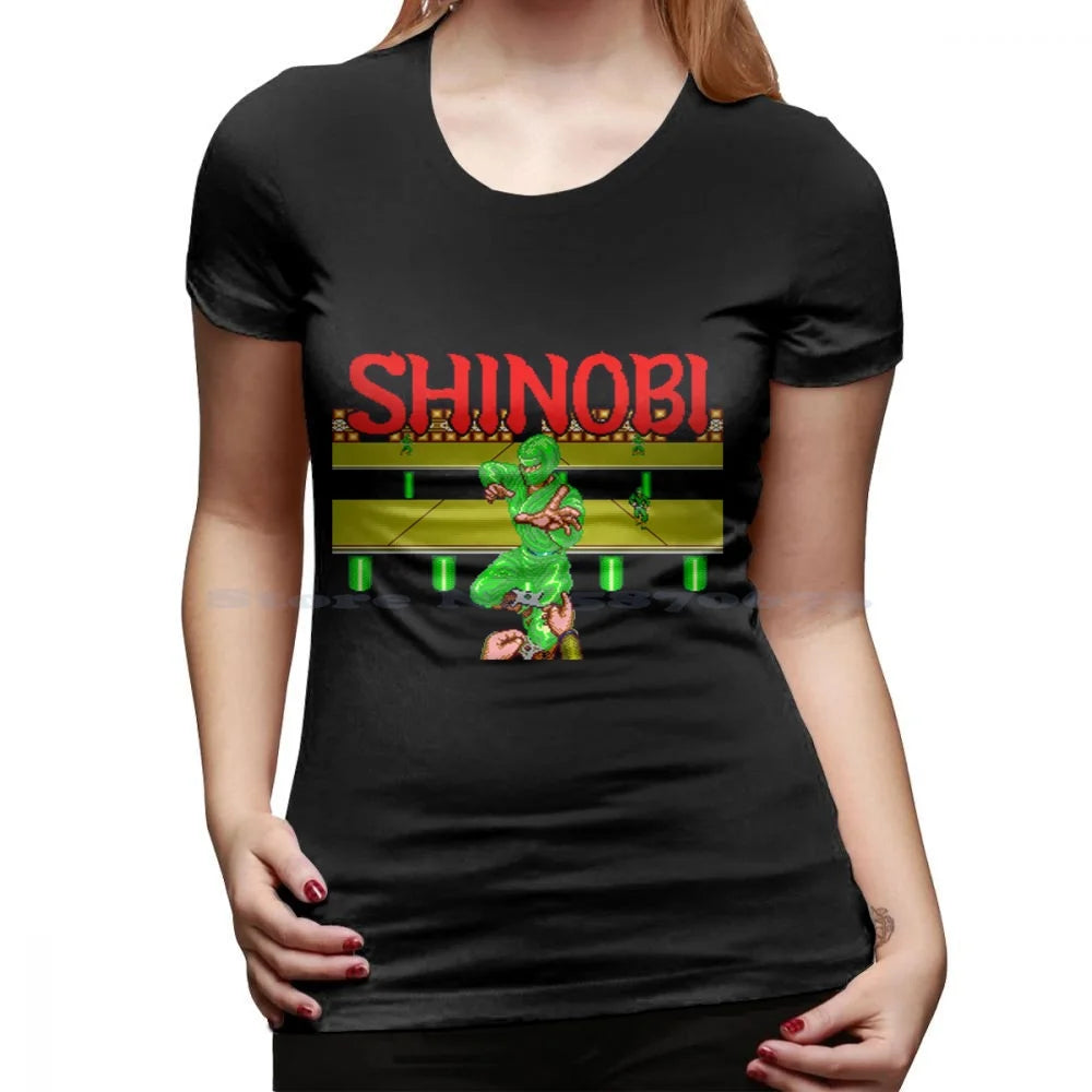 Shinobi — Sega Master System Arcade Ninja Tee - Neon Districts