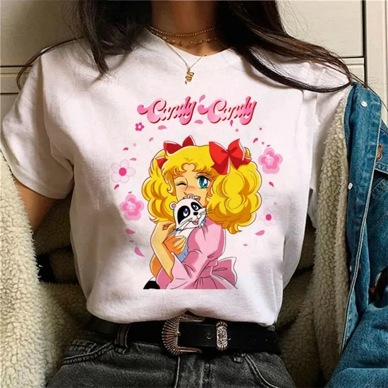 Candy Cartoon Harajuku Streetwear Tee - Neon Districts