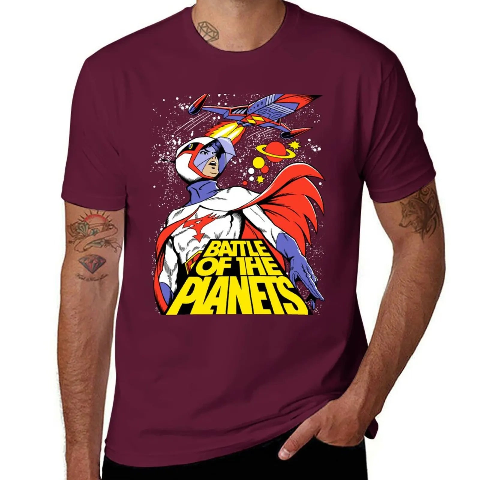 Battle of the Planets G-Force Retro Anime Tee – Retro Graphic Shirt - Neon Districts