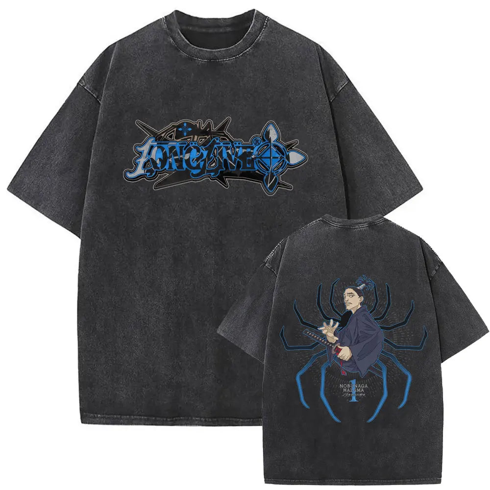 Hunter x Hunter Hisoka Washed Vintage Tee – Oversized Graphic