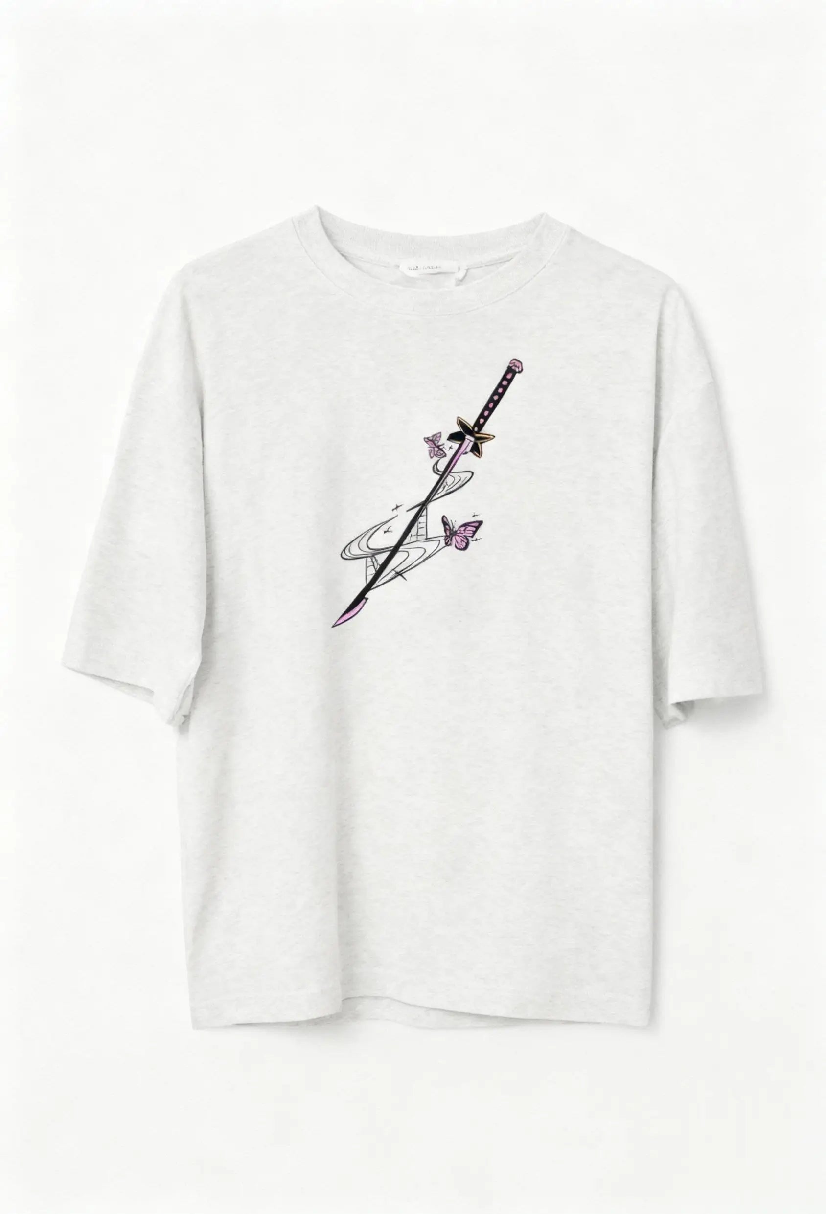 Demon Slayer Shinobu Kocho Graphic Tee – Oversized Anime Top