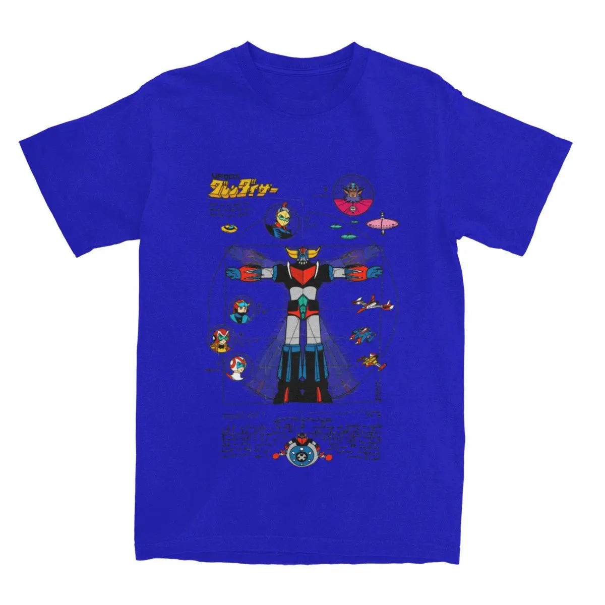 UFO Robot Grendizer Goldorak Graphic Tee – Pure Cotton Mecha