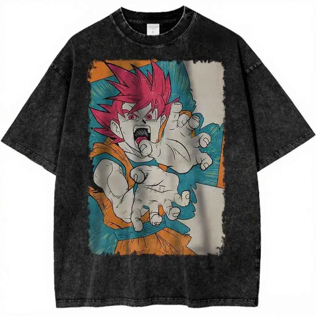 Dragon Ball Vintage Wash Harajuku Tee