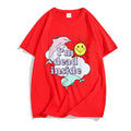 I'm Dead Inside — Dolphin Meme Trendy Graphic Tee - Neon Districts