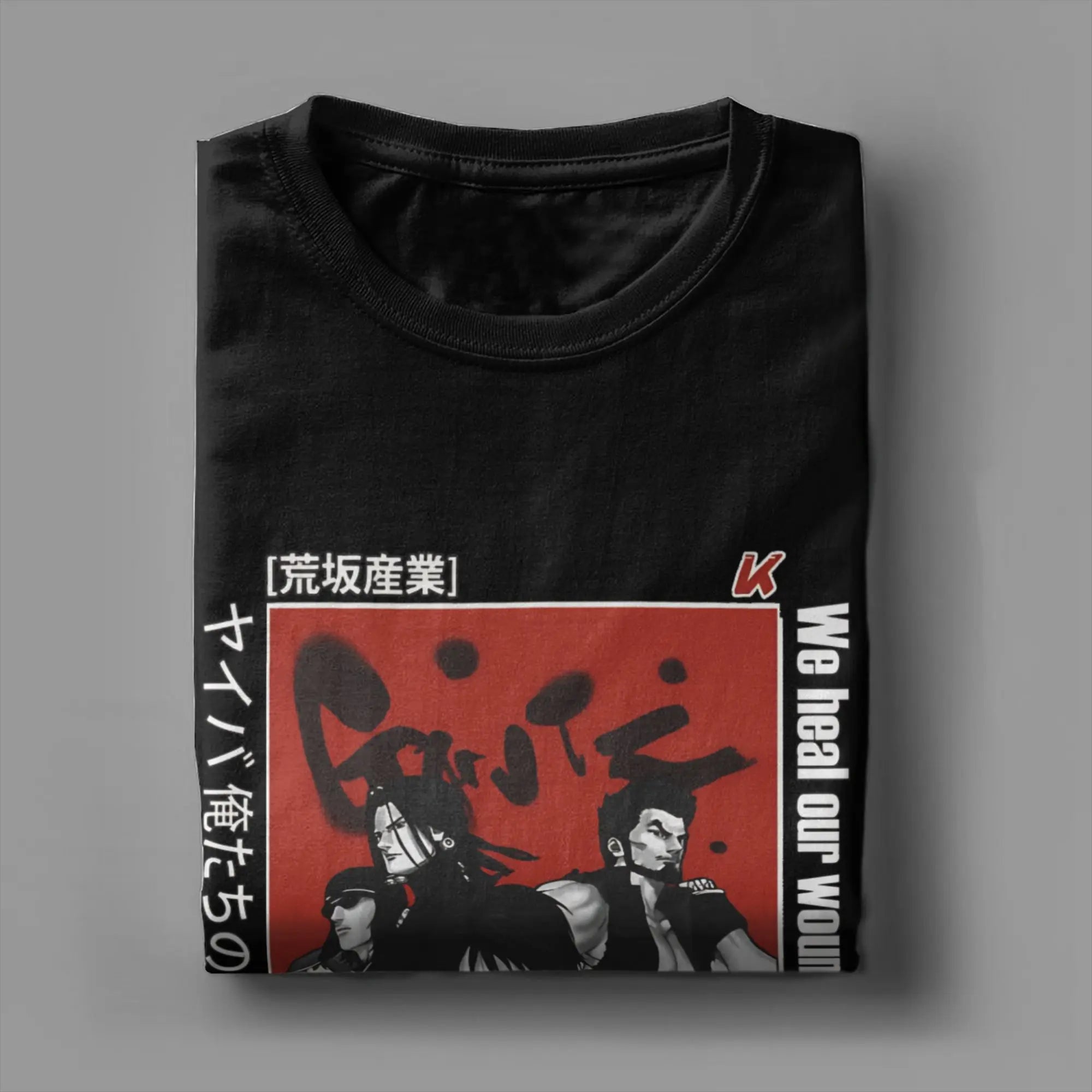 GANTZ Vintage Anime Tee - Classic Graphic T-Shirt for Fans - Neon Districts
