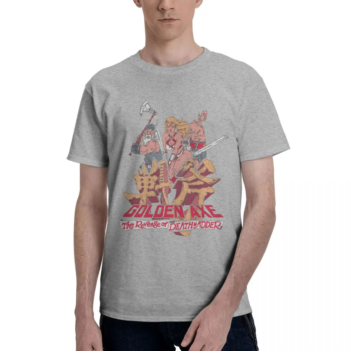 Golden Axe — Sega Arcade Beat-Em-Up Vintage Tee - Neon Districts