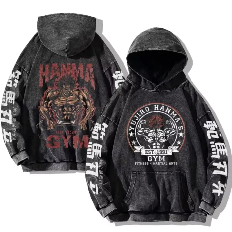 Baki Hanma Anime Hoodie - Neon Districts