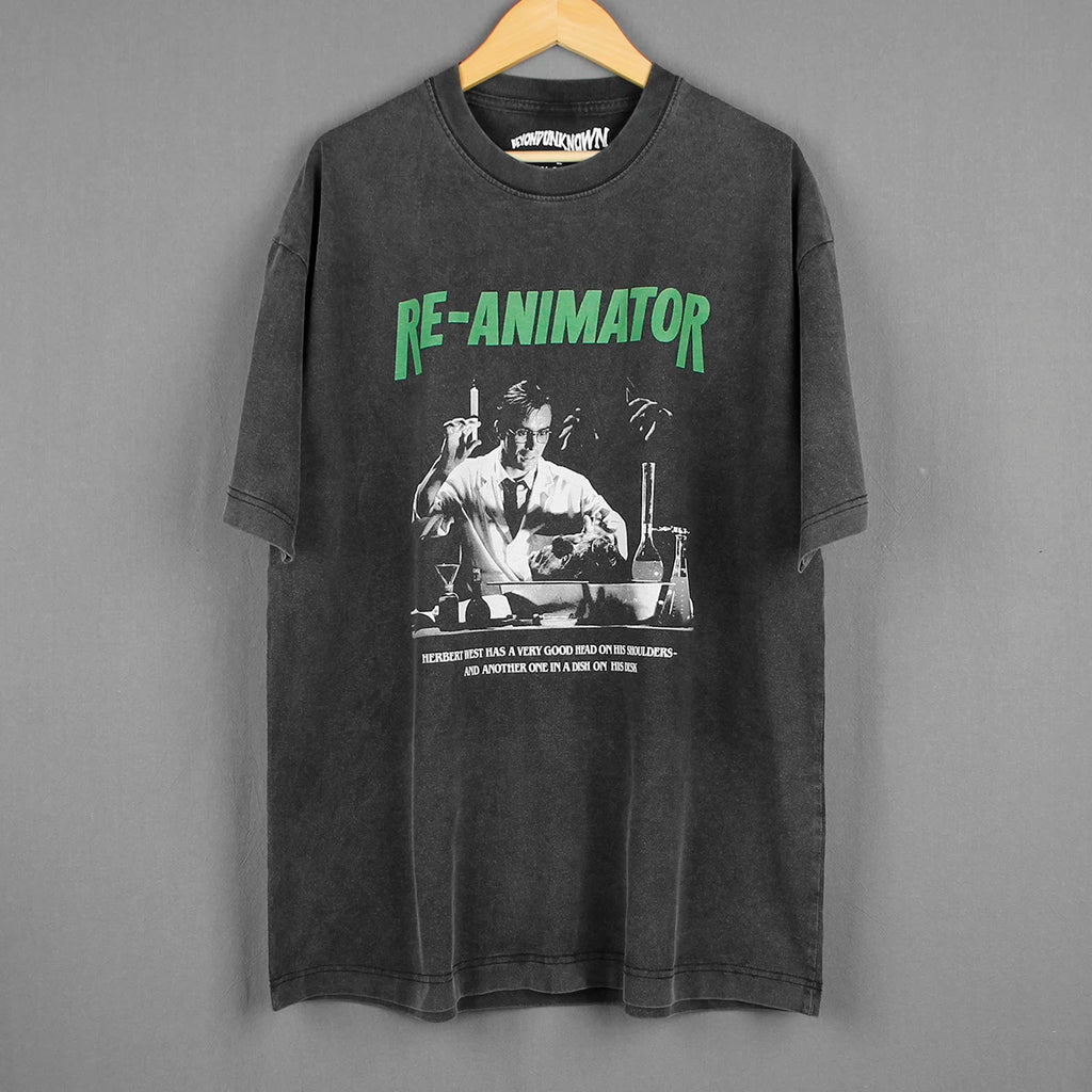 Re-Animator — H.P. Lovecraft Horror Washed Tee
