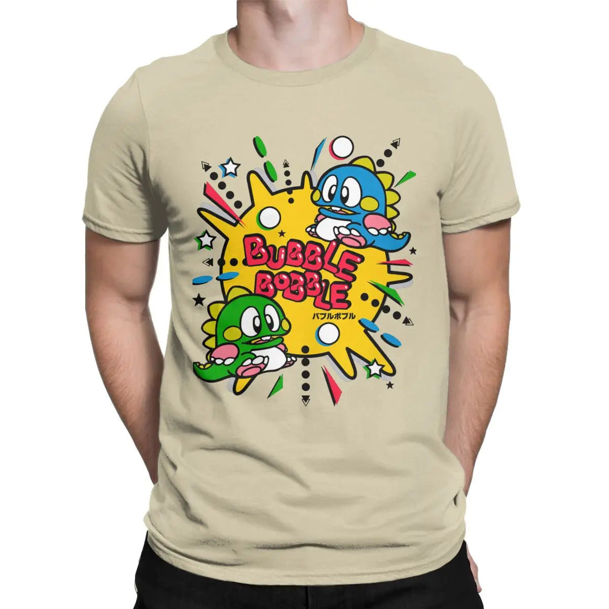 Bubble Bobble — Bub & Bob NES Arcade Retro Tee - Neon Districts