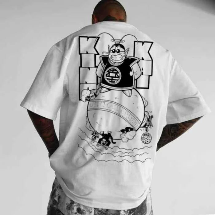 Dragon Ball Vintage Graphics Oversized Tee