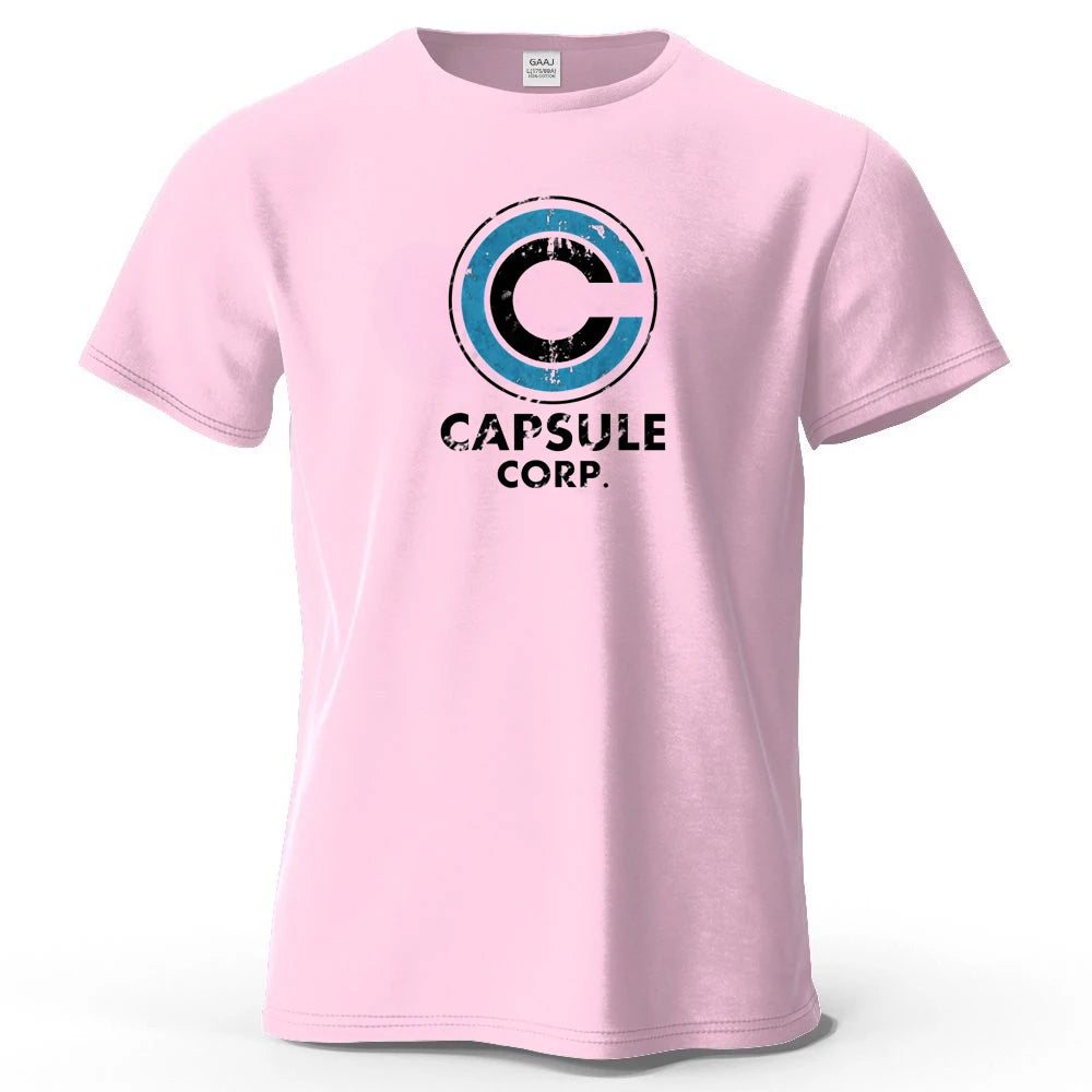 Dragon Ball — Capsule Corp Logo Streetwear Tee - Neon Districts