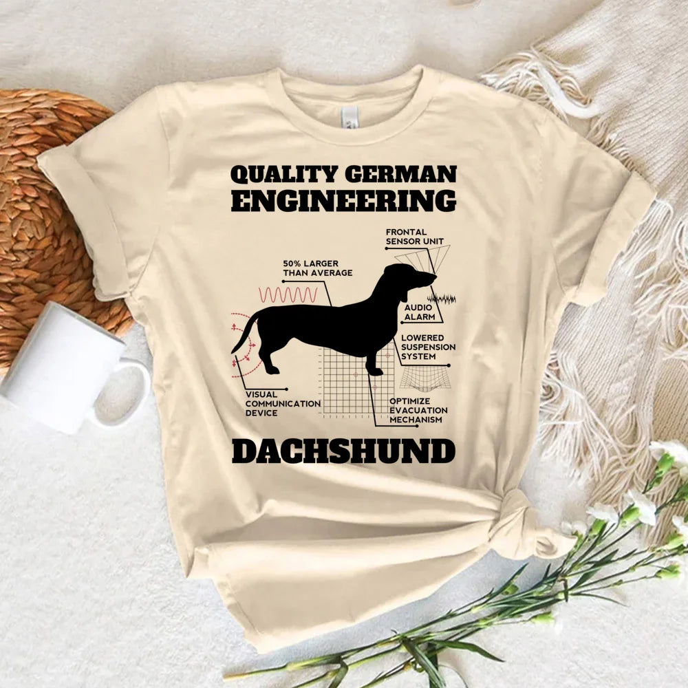 Dachshund Harajuku Graphic Tee - Neon Districts