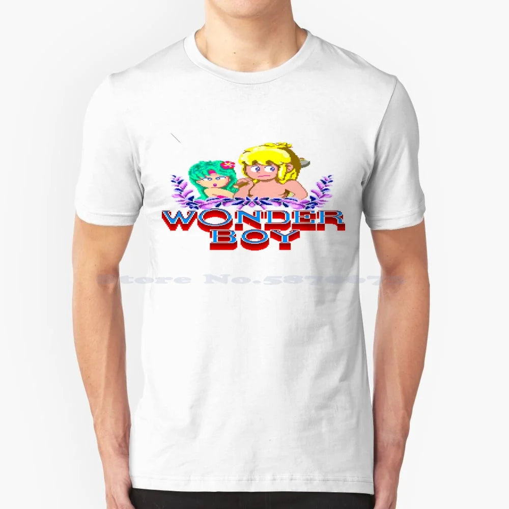 Wonder Boy — Arcade Classic Retro Vintage Tee - Neon Districts