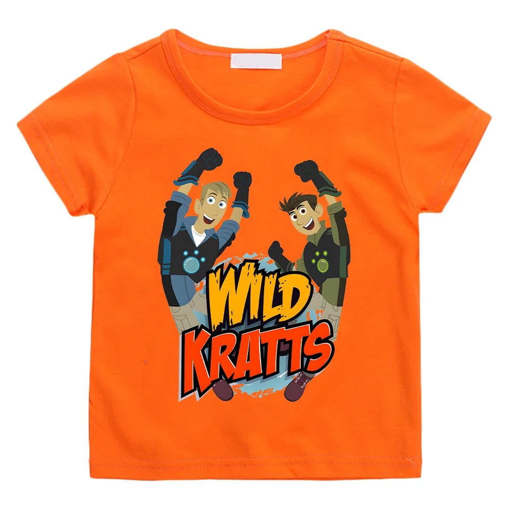 Wild Kratts Adventure Kids Tee - Neon Districts