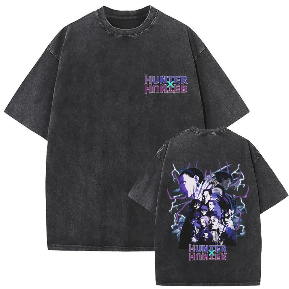 Hunter x Hunter Hisoka Washed Vintage Tee – Oversized Graphic