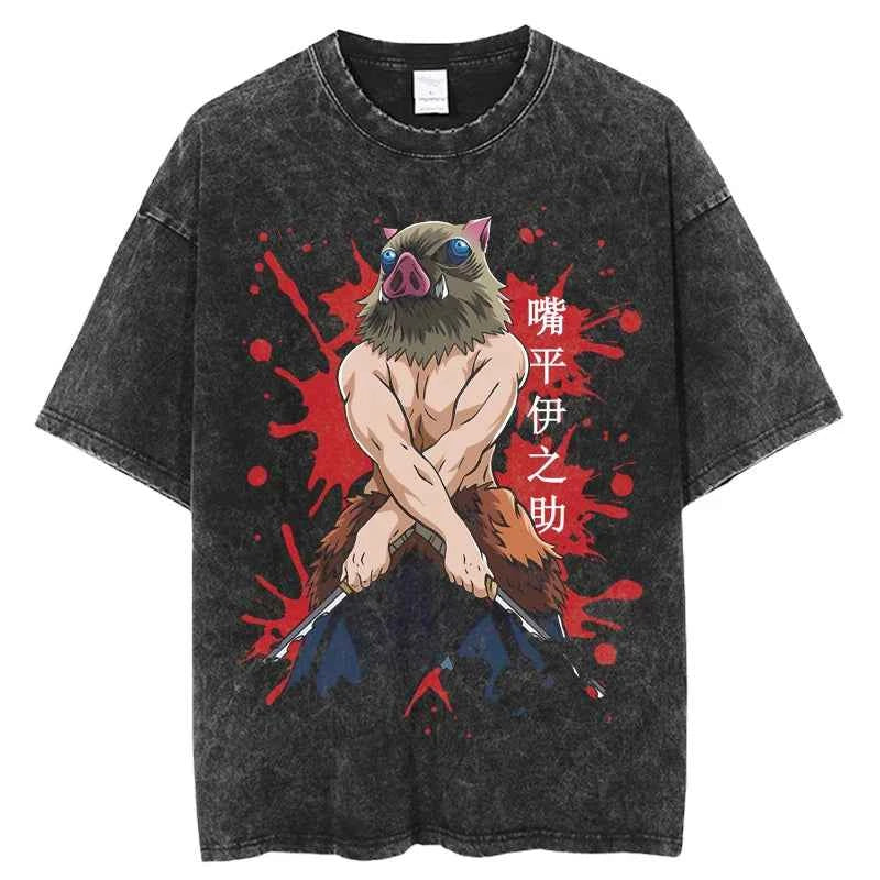 Harajuku Vintage Oversized Graphic Tee