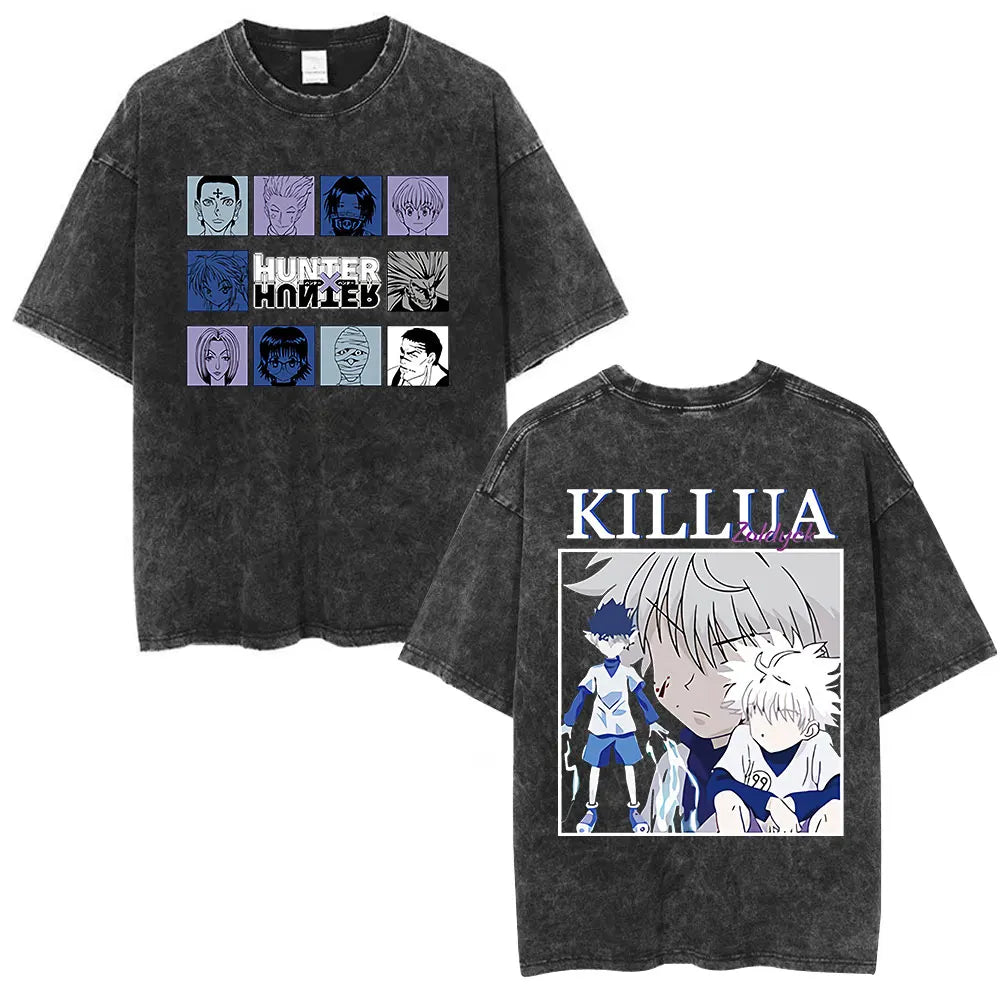 Hunter x Hunter Killua & Gon Vintage Tee – Cherry Blossom Print