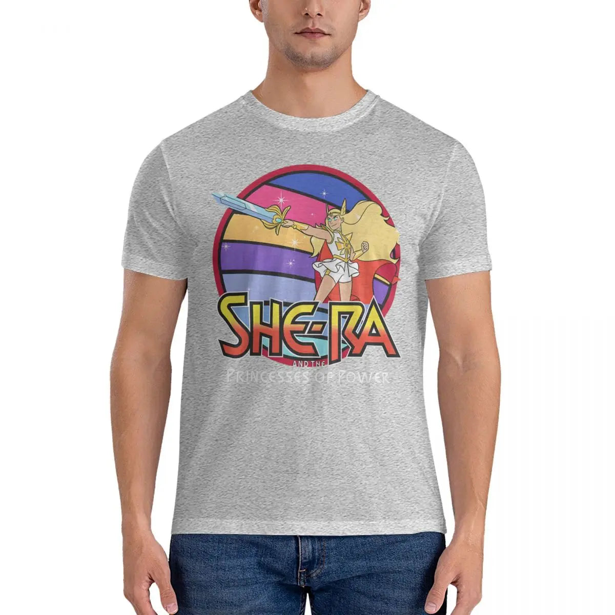 She-Ra Princess of Power — Oversized Graphic Fan Tee - Neon Districts