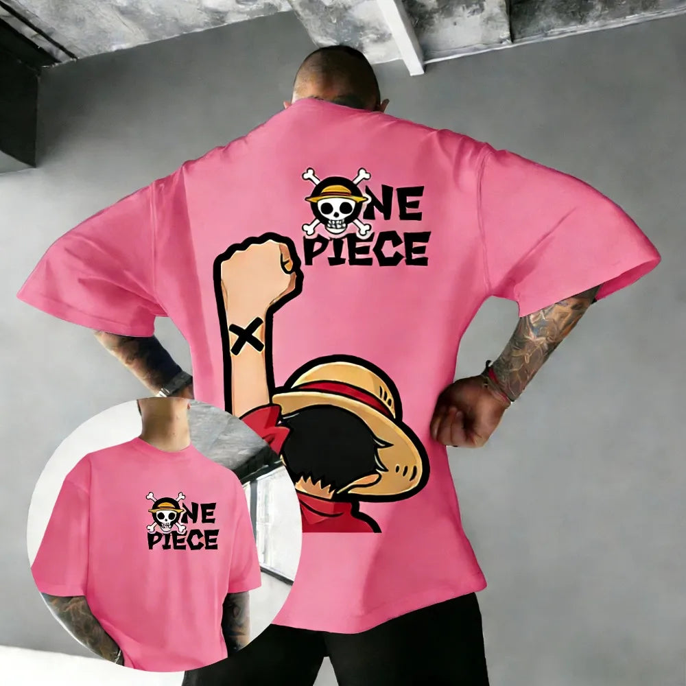 One Piece — Luffy Parent & Child Unisex Cotton Tee - Neon Districts