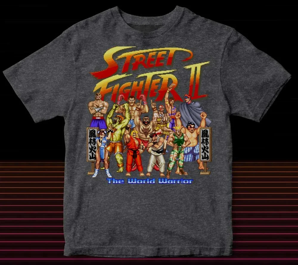 Street Fighter II Championship '92 Tee – Retro Arcade Graphic