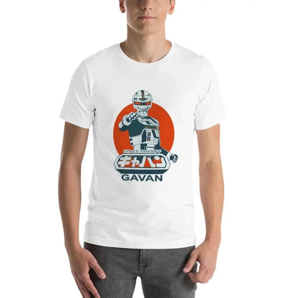 Space Sheriff Gavan — Vintage Tokusatsu Oversized Graphic Tee - Neon Districts