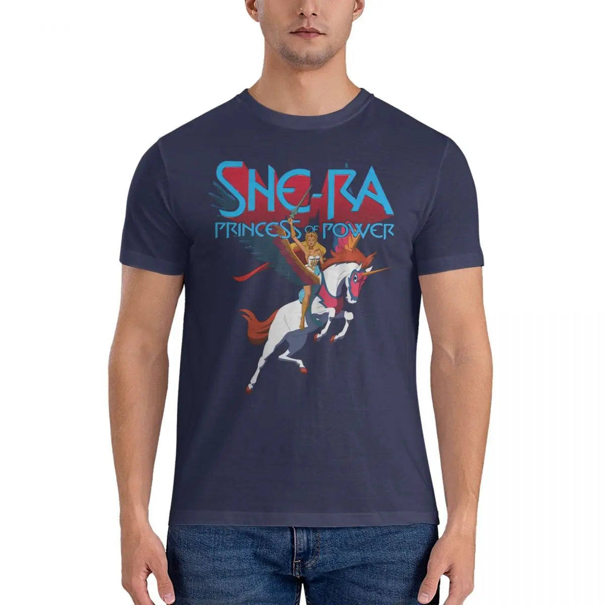 She-Ra Princess of Power — Oversized Graphic Fan Tee - Neon Districts