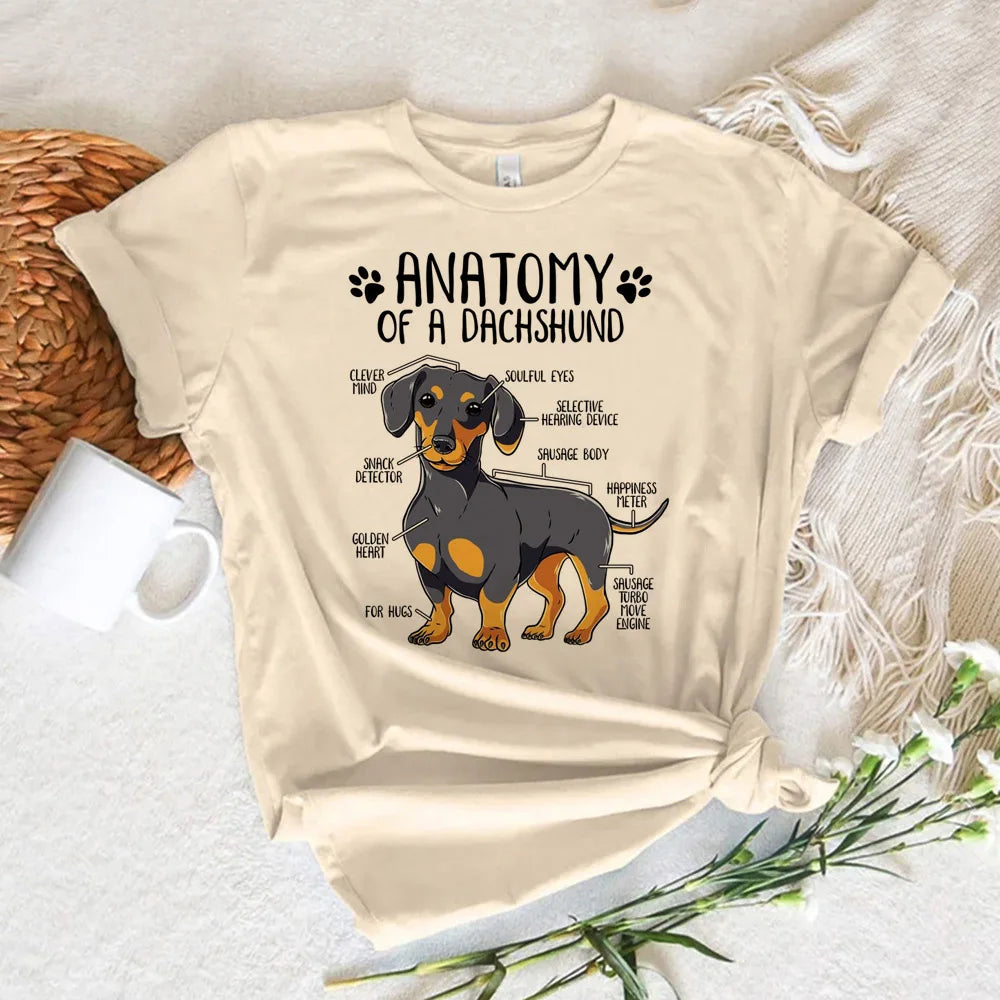 Dachshund Harajuku Graphic Tee - Neon Districts