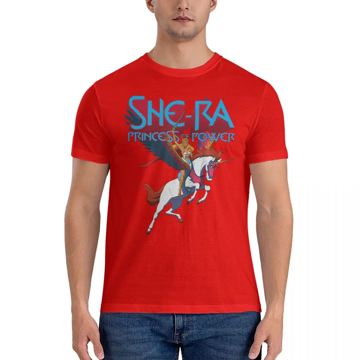 She-Ra Princess of Power — Oversized Graphic Fan Tee - Neon Districts