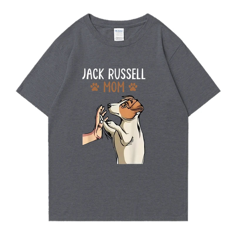 Jack Russell Mom Kawaii Tee - Neon Districts