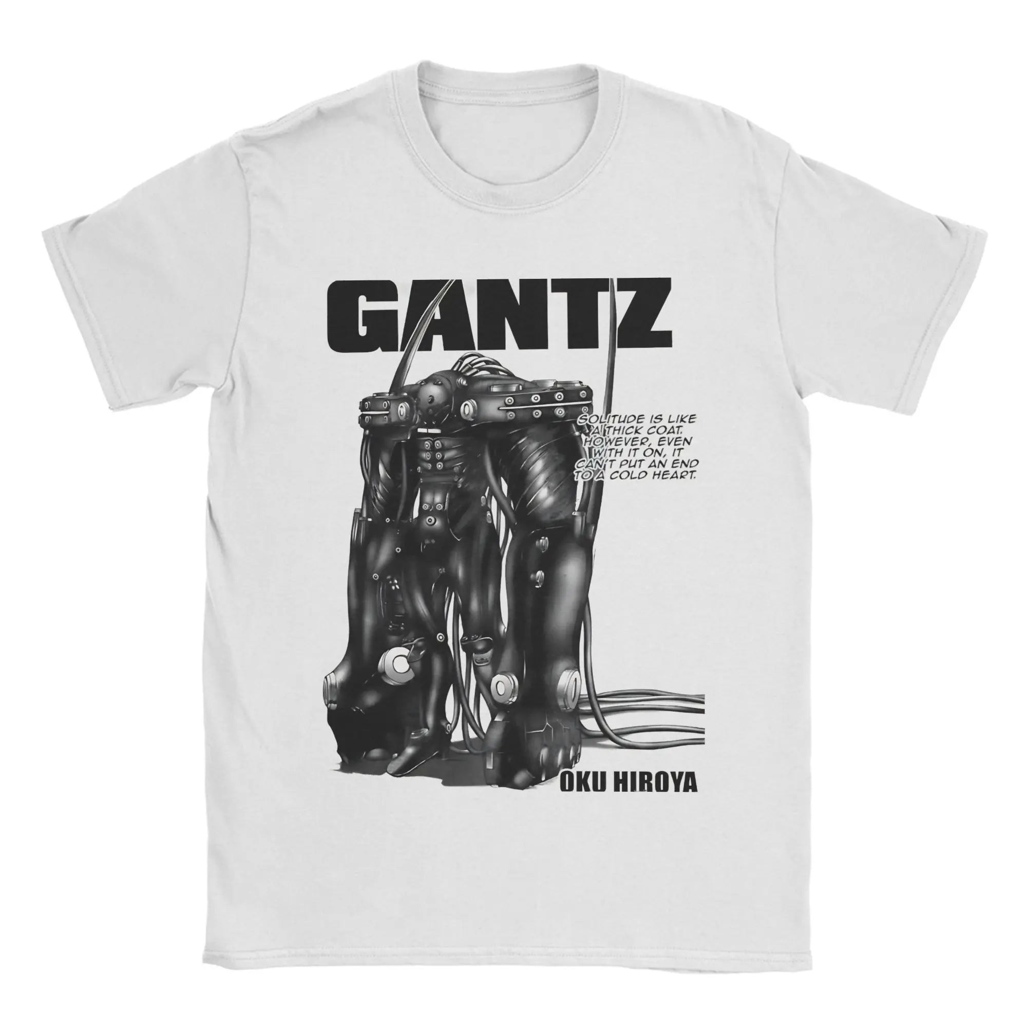 GANTZ Vintage Anime Tee - Classic Graphic T-Shirt for Fans - Neon Districts