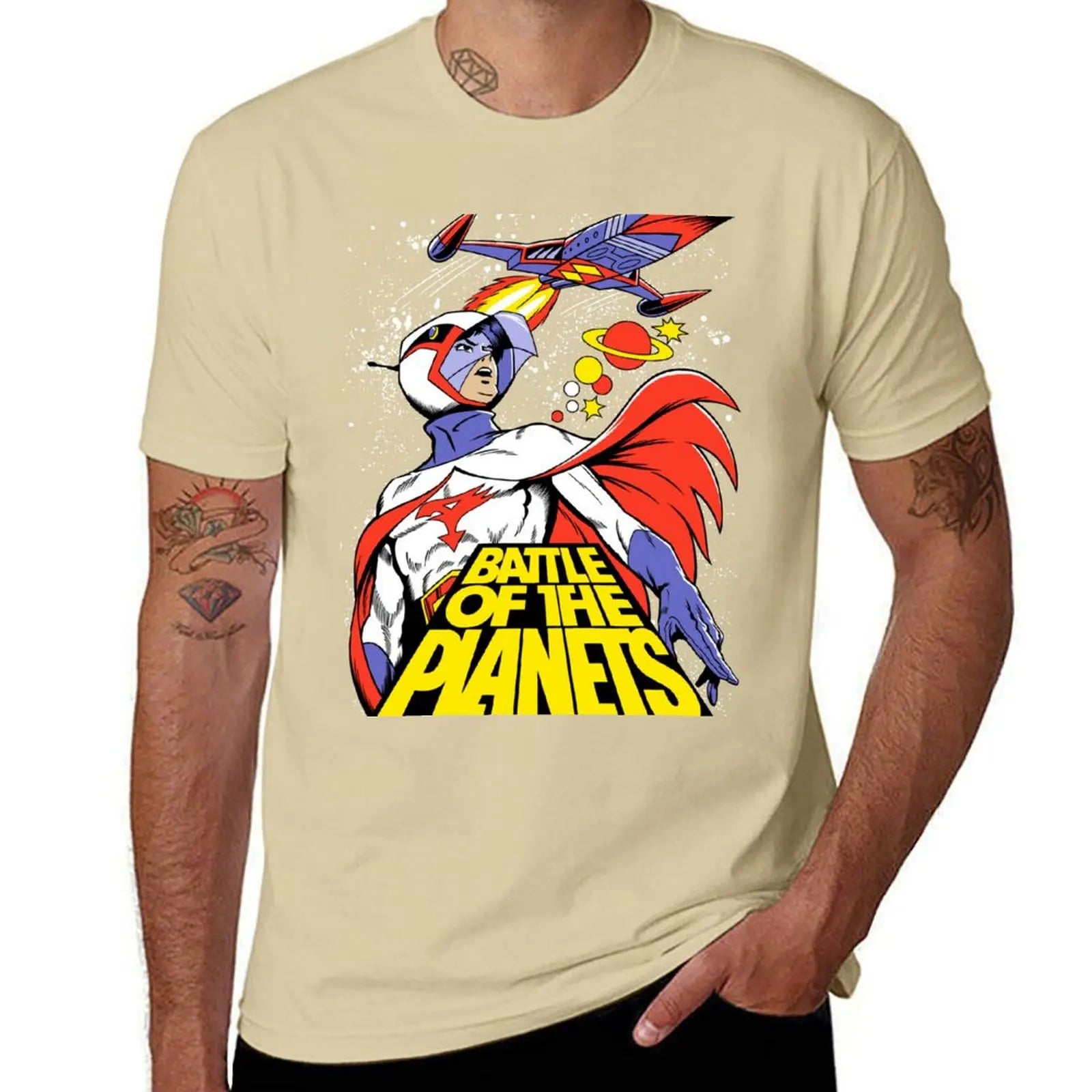 Battle of the Planets G-Force Retro Anime Tee – Retro Graphic Shirt - Neon Districts