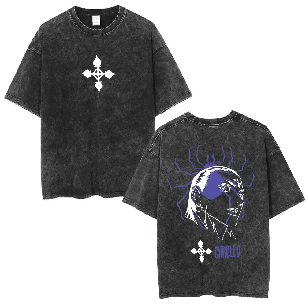 Hunter x Hunter Phantom Troupe Tee – Hisoka Oversized Washed