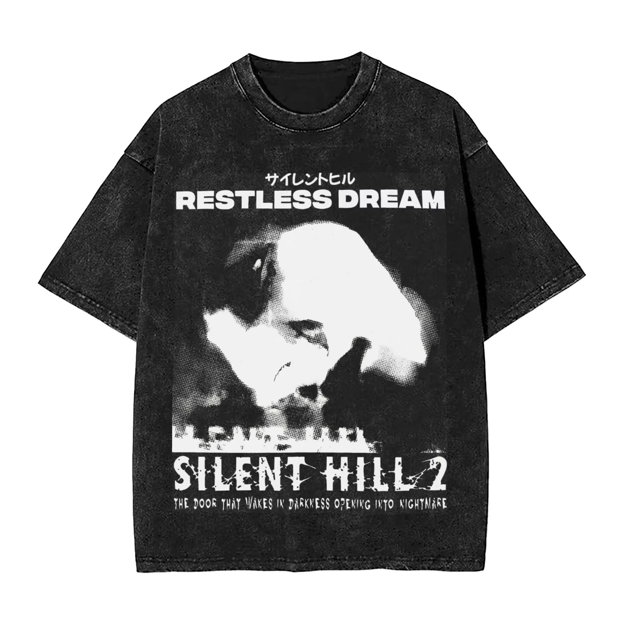 Silent Hill Heaven's Night Washed Tee – Horror Streetwear