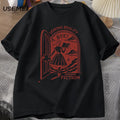 Leaving Reality, Entering Fiction — Bookish Vintage Graphic Tee - Neon Districts