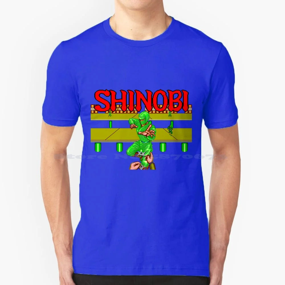 Shinobi — Sega Master System Arcade Ninja Tee - Neon Districts
