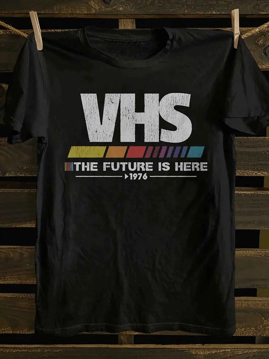 VHS — Retro 80s Cassette Tape Graphic Tee