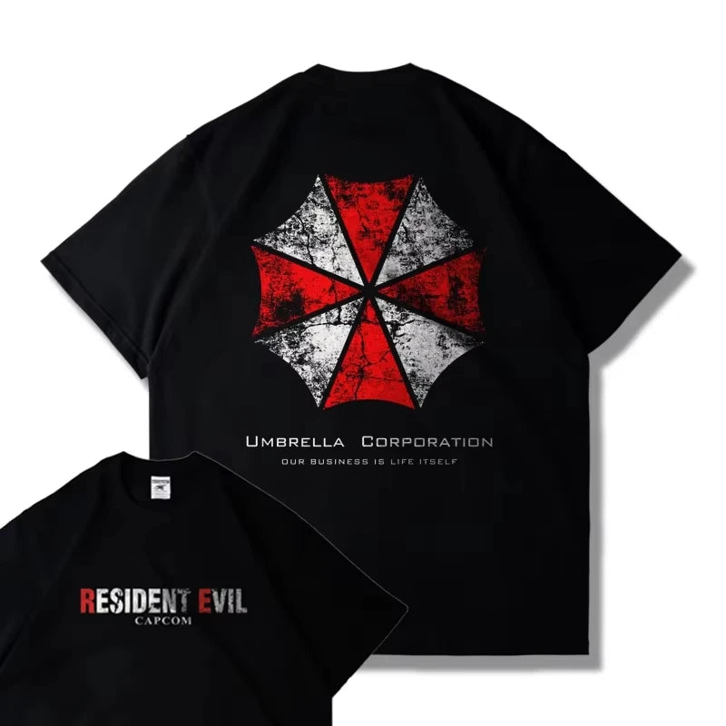 Resident Evil 4 Leon Harajuku Tee – RE4 Remastered Y2K Shirt