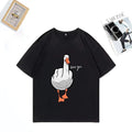 Duck You — Unisex Hip Hop Oversized Streetwear Graphic Tee - Neon Districts