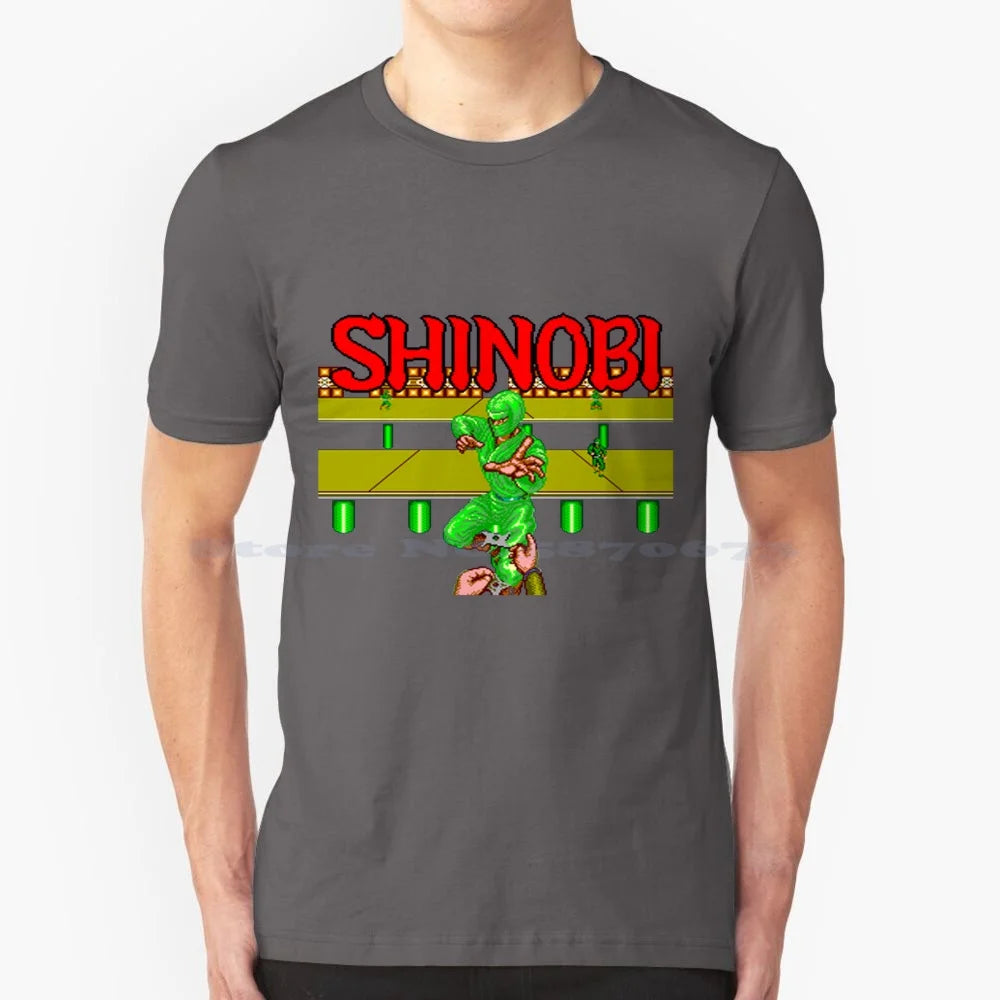 Shinobi — Sega Master System Arcade Ninja Tee - Neon Districts