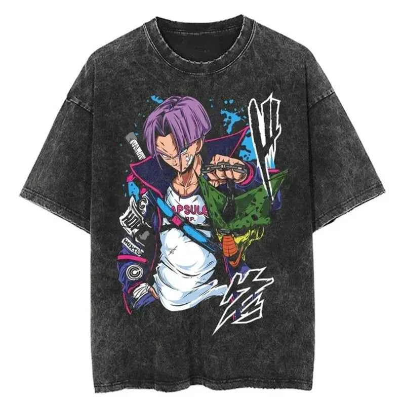 Dragon Ball Trunks & Goten Y2K Oversized Tee